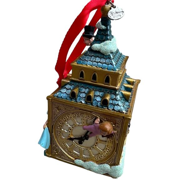 Disney Store 2016 Peter Pan Big Ben Clock Winter Ornament - Picture 5 of 5